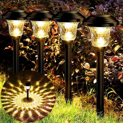 Le jardin solaire du chemin extérieur LED de cour allume décoratif imperméabilisent
