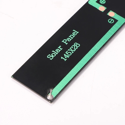 chargeur portatif extérieur de panneau solaire de 0.5W 2.5V 145*28mm pour la banque de puissance