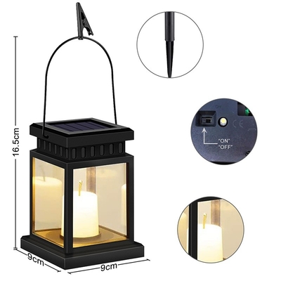 Le jardin solaire du balcon LED allume l'éclairage décoratif extérieur de bougie