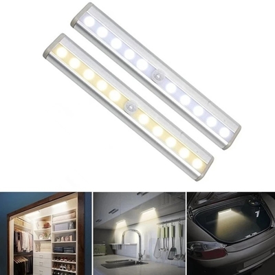 Lumière légère rechargeable de nuit de la détection LED de mouvement pour des buffets